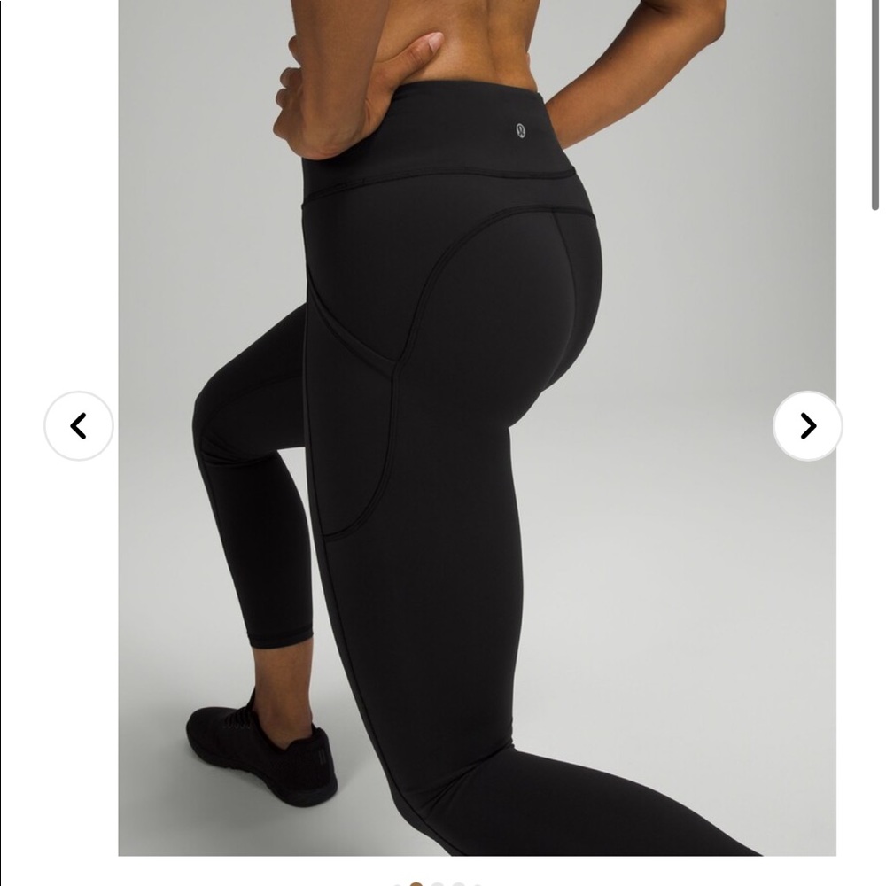 Lululemon invigorate high rise 25” tight in merlot